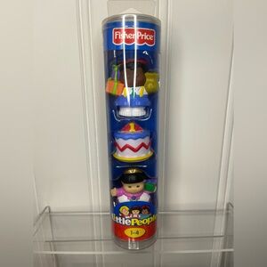 2009 Fisher Price Little People Happy Sounds Home 3 Figure Set P3329 NEW